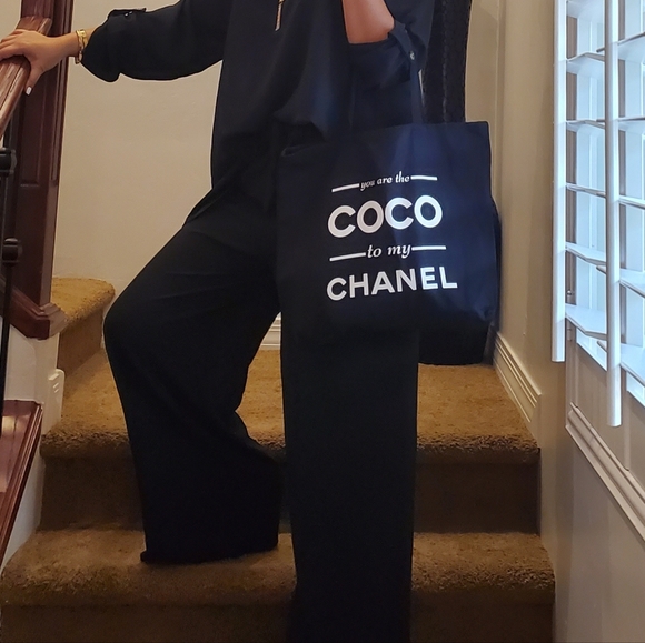 NEW! YOU ARE THE CoCo TO MY... TOTE FABULOUS, CHIC, SEXY COTTON TOTE BAG - Picture 5 of 14